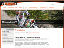 Tablet Screenshot of maxxis.ro